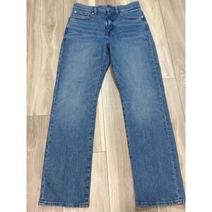 Madewell 90s Straight Leg Jeans Medium Wash High Rise Denim 28 CKP478246389